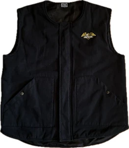 Chaleco Loser Machine LMC Hombres XL Condor Ii Chaqueta Negra Cremallera Completa Exterior Lona Usado en Excelente Condición - Imagen 1 de 12