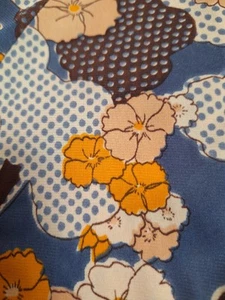 Vintage Mid Century 60er 70er UNION MADE JC Penney Flower Power Loungewear Morgenmantel M - Bild 1 von 17