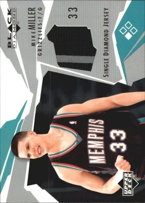 2003-04 Black Diamond Jerseys #BDMM Mike Miller Jersey Card - Image 1 of 2
