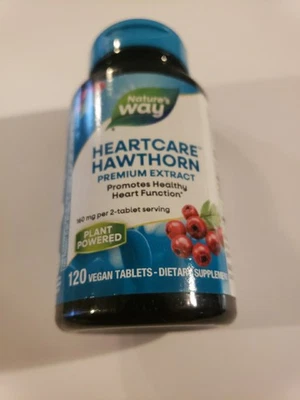 Extrato de espinheiro Nature's Way Heart Care, suporta função saudável*,...  - Imagem 1 de 4