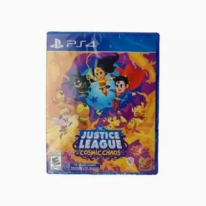 PS4 DC Justice League Cosmic Chaos -Playstation 4 Kids Sealed Video Game - Picture 1 of 6