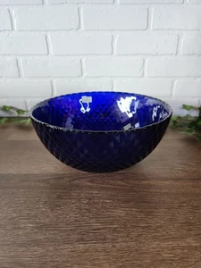Vintage große Colbalt Blue Laura Schale Made in Italy - Bild 1 von 1