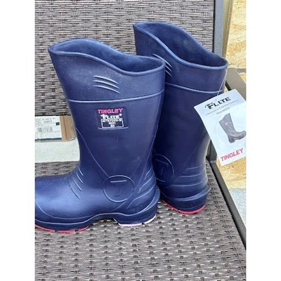 Tingley Flite Protective Work Boots Navy Red Outsole ASTM F2413-18 Size 10 - Image 1 of 4