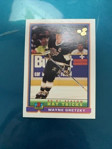 1991-92 Bowman - Wayne Gretzky #173 Los Angeles Kings - Picture 1 of 10