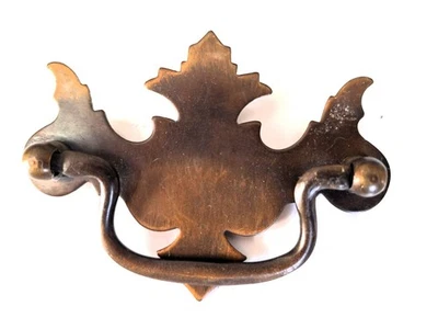 Bat Wing Drop Handle Cabinet Drawer Pull Magnetic Metal FLAT BACK  3" - Image 1 of 3