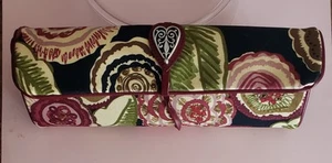 Bolsa de viaje Brighton Jewelry Roll flor caprichosa con bolsa pequeña a juego 9x4 - Imagen 1 de 7