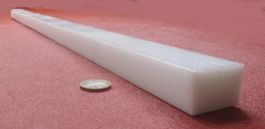 Hdpe White Bar 1.00" Thick x 1.50" Wide x 36" Long - Bild 1 von 14