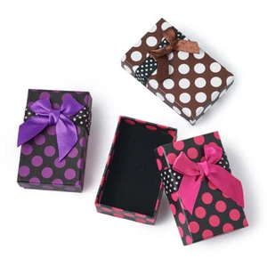 96pcs Jewelry Gifts Boxes Valentines Day Presents Packages Rectangle Cardboard - Picture 1 of 7