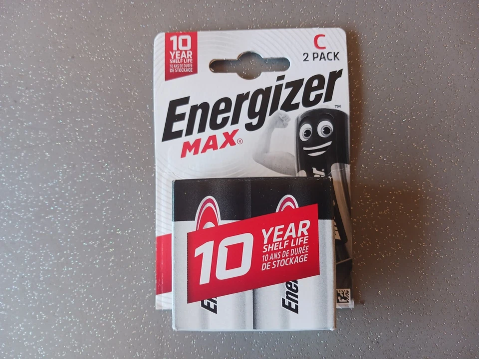 ENERGIZER 2 piles Energiser Max C LR14 Batteries Alcaline ....