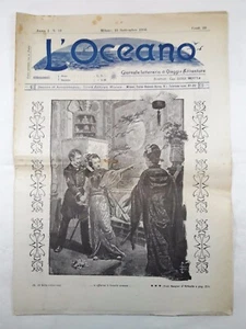 L'Oceano Giornale Letterario di Viaggi e Avventure Illustrato n.19 anno 1906  - Bild 1 von 1