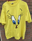 1995 Six Flags Tweety Bird T Shirt Yellow Size Xxl