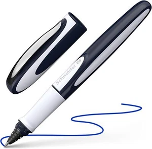 Schneider Ray Fountain/Rollerball Pen - Includes Cartridge - Blue Ink - Medium - Picture 1 of 7