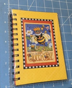Mary Engelbreit "The Queen Bee" Hardcover Spiral Bound Journal Notebook New - Picture 1 of 5