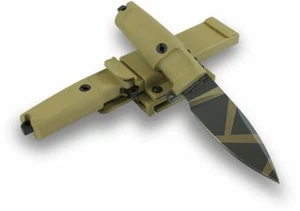 Extrema Ratio Shrapnel Fixed Knife 4.25" N690 Steel Blade Tan Forprene Handle - Picture 1 of 13