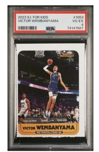 2023 SI Sports Illustrated For Kids #1053 Victor Wembanyama Rookie RC PSA 4