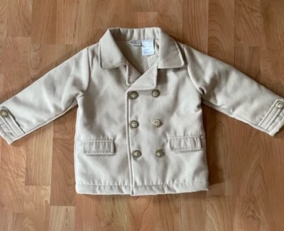 Chaqueta chaquetón FAO negra para niñas pequeñas talla 2T beige caqui tostado Foto 1 de 4