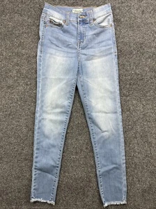Revery Kids Sherma Frey Cuffed Ankle Skinny Jeans Mid Rise Girls Size 10 - Picture 1 of 7