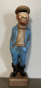 *RARE FIND *Vintage ceramic sea captain w/ pipe Sailor man fisherman 1960’s MCM - Picture 1 of 9