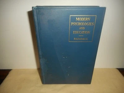 MODERN PSYCHOLOGIES and EDUCATION Clarance E. Ragsdale 1932 HC Textbook 1st Ed. - Image 1 of 4
