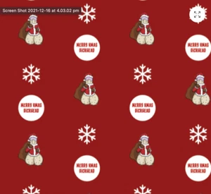 ‘Merry Xmas Dickhead’ Wrapping Paper| Hilarious Wrapping Paper - Picture 1 of 1