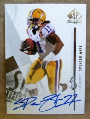 SPENCER WARE RC 2013 SP AUTHENTIC ROOKIE AUTO AUTOGRAPH!SEAHAWKS RB RC AUTO - Image 1 of 2