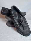 L.L. Bean Size 9 D 271749 Brown Pebble Leather Slip On Lined Loafer Slipper Shoe