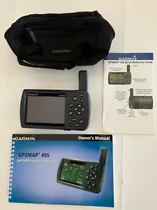 GARMIN BUNDLE 495-GPS WITH CASE AND INSTRUCTIONS EXCELLENT CONDITION HARDLY USED - Picture 1 of 1