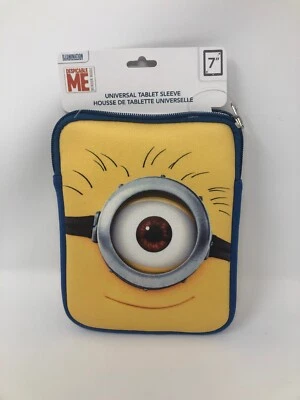 Despicable Me Minions 7" Universal Padded Tablet Sleeve Cover Case A21 - Image 1 of 3