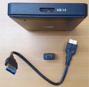 Festplatte Harddrive 2.5"extern 500GB USB3 nur 1x kopiert - Bild 1 von 2
