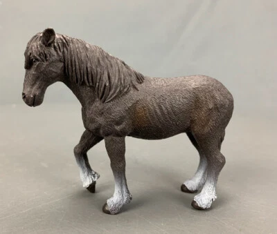 Horse Dark Brown w/White Socks - Animal Figurine Terra By Battat G0911 LZ - Image 1 of 4