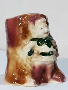 Vtg Happy Elf Tree Planter Shawnee Pen Cup Organizer Container - Picture 1 of 10