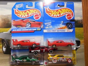 Hot Wheels 1970 Dodge Charger Daytona PLYMOUTH SUPERBIRD LOT 5 FLYIN ACES ART FE - Picture 1 of 12