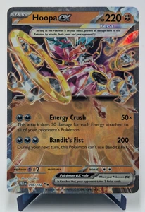 Hoopa ex 098/182 Pokémon Juego de Cartas Coleccionables 2023 Doble Raro Holo Paradoja Grieta Casi Como Nuevo - Imagen 1 de 11