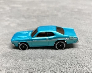 2010 Hot Wheels '71 Dodge Demon 340HP Blue Die-Cast 1:64 Scale Muscle Car - Picture 1 of 3