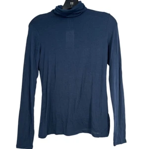 Orublu Women's Blue Perfect Line Long Sleeve Turtleneck Sweater Size Small NWT - Picture 1 of 9