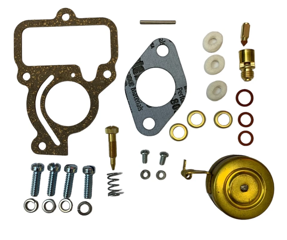 Kit básico de reparación de carburador de tractor IH Farmall Cub con junta de corcho y flotador Foto 1 de 1