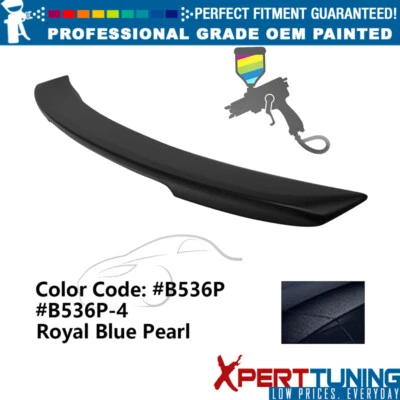Fits 06-07 Honda Accord OE Style Rear Trunk Spoiler ABS #B536P Royal Blue Pearl Foto 1 de 3