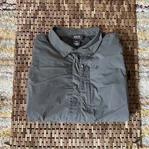 Outdoor Research Microlight Pertex Quantum Snap Shirt Puffer Jacket Grey Medium - Picture 1 of 4