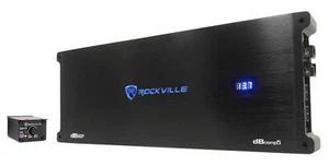 Rockville dBcomp5 Mono Competition Amplifier 3500w RMS! Car Audio Amp - Afbeelding 1 van 10