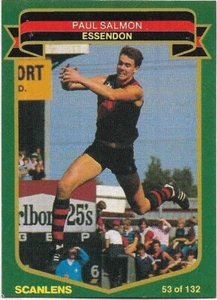 1985 Scanlens (53) Paul SALMON Essendon (Rookie Card) - Picture 1 of 1