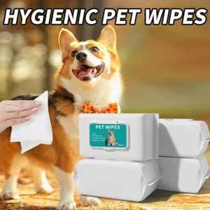 Hypoallegenic wipes for dogs and cats Pet grooming wipes Pet Cleaning Glove 6PC - Picture 1 of 7