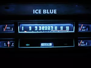 Bombillas LED de tablero de calibre azul hielo para camioneta Ford 67 69 F100 F250 F350 - Imagen 1 de 2