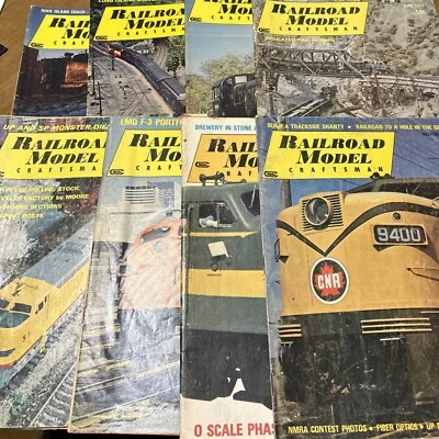 1970 Railroad Model Magazines 8 Issues Jan, Mar, May, Jun, July, Aug, Oct & Nov - Image 1 of 4