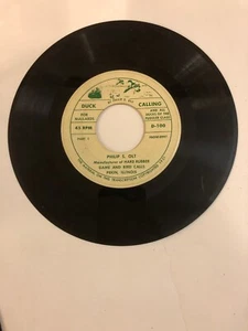 1951 Duck Calling For Mallards & All Puddler Class - Philip S Olt 45 rpm ~HF35 - Imagen 1 de 2