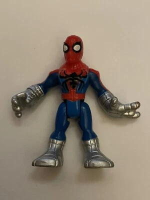 Playskool Marvel Super Hero Adventures Spiderman botas y guantes plateados Foto 1 de 4