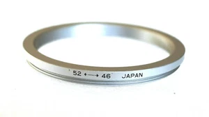 52-46mm SILVER Step-Down Ring Adapter - 52mm-46mm Stepping Ring - NEW - Picture 1 of 2