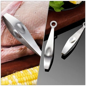 Hair Puller Kitchen Tweezers for Fish Bones Food Stainless Steel Chef - Bild 1 von 12