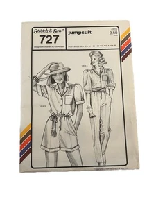 Mono busto vintage elástico y coser 727 talla 30-46 sin cortar FF - Imagen 1 de 8