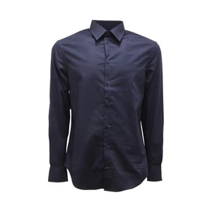 L1664 CAMICIA UOMO EMPORIO ARMANI MODERN FIT MAN SHIRT BLUE - Picture 1 of 4