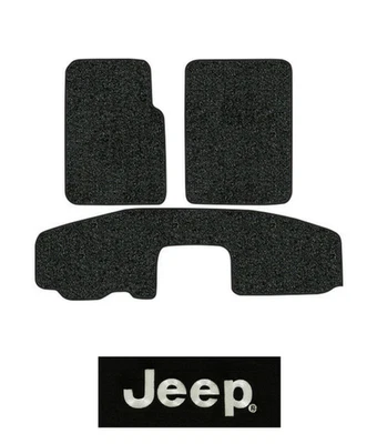 1997-2006 Jeep Wrangler напольные коврики - TJ - 3шт - Cutpile |Подходит: 2шт Frts и 1шт Rr - Изображение 1 из 3